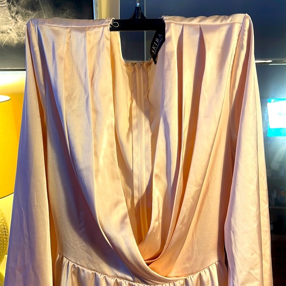 AKIRA Satin Pink Dress - Picture 4 of 5